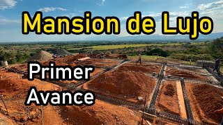 Construcción de MANSION de LUJO cerca de CALI avance 1 [upl. by Hpesojnhoj]