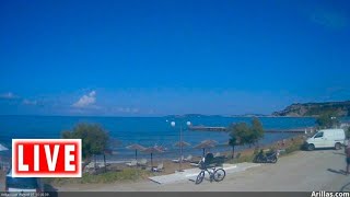 Live Webcam Arillas Corfu LIVE streaming [upl. by Naro]