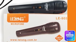 Review microfone Lelong LE 905 [upl. by Ireg]