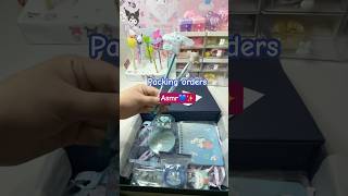 Packing orders Asmr Papercrafts squishymallowpackingorderssanrioasmrdiycutejapankawaiishorts [upl. by Popper]