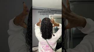 Protective Style Inspo  Short Fulani Boho Braids protectivehairstyle fulanibraids [upl. by Nilam481]