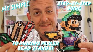 My Simple StepbyStep Guide to Making Perler Bead Stands [upl. by Amluz]