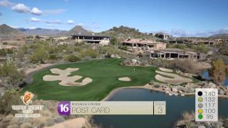 Flyover Troon North – Pinnacle Course 16 [upl. by Nicko]