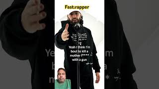 Worlds fastest rapper ever rap techn9ne rapper hiphop music funny shorts viral video [upl. by Bogie]