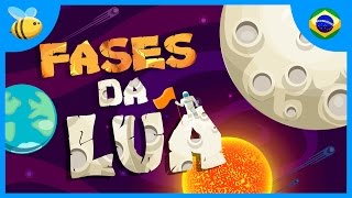 As Fases da Lua  Vídeos Educativos para Crianças [upl. by Elton]