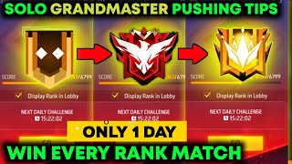 Free Fire Solo Rank Push Tips And Tricks  Win Every Ranked Match  How To Push Rank In Free Fire [upl. by Aicilra106]