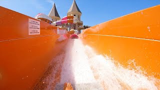 Space Shuttle WaterSlide at Nessebar AquaPark Bulgaria [upl. by Boiney]