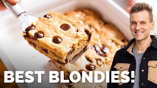 Classic Blondies  A classic recipe thats almost better than brownies [upl. by Peisch]