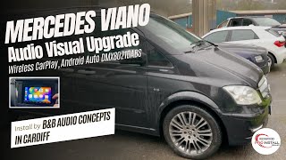 Mercedes Viano Wireless CarPlay Upgrade KENWOOD DMX8021DABS mercedes caraudio carplay [upl. by Aneej]