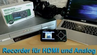 Recorder für HDMI und analog Video – HIZ190 [upl. by Oisorbma]