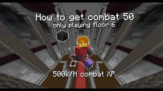 How to gain combat XP with dungeons  Hypixel Skyblock [upl. by Skell]