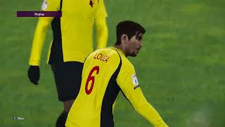 WATFORD VS LEICESTER  PES 2021 GAMEPLAY [upl. by Rush]