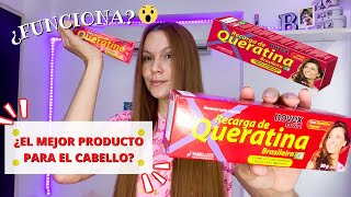 COMO RECUPERAR EL CABELLO CON LA RECRAGA DE QUERATINA NOVEX  Barbie Rojas [upl. by Rozanna738]