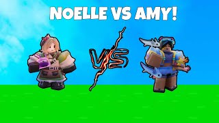 Noelle VS Axolotl Amy  Roblox Bedwars [upl. by Othello747]