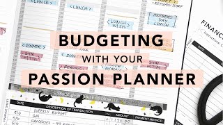 How to Budget with Your Passion Planner [upl. by Novla550]