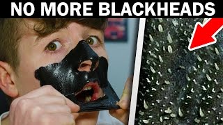 DIY EASY BLACKHEAD REMOVER Peel Off Mask  REMOVES EVERYTHING [upl. by Akihsar]