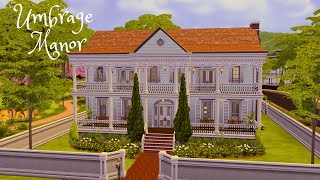 Umbrage Manor Base Game Renovation  Sims 4  Speed Build [upl. by Redle]