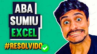 Minha Aba do Excel Sumiu Como Reexibir a aba do Excel 3 Soluções Fáceis [upl. by Naasah]