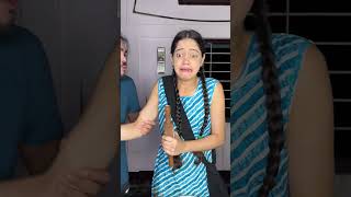 Naukrani vs SankiMalik💃😡 Ulte haath vs Sidha Haath🤝😂shorts comedy funny olidavines [upl. by Arolf960]