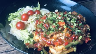 Tofu Recipe by kimchee base and crab steak vegetables  tofu japanesefood 豆腐 vlog 7 [upl. by Einnahpets]