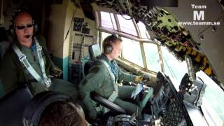 C130 Hercules cockpit video with GoPro 40 min [upl. by Aicenert143]