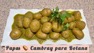 Papas 🥔 Cambray Verdes Para Botana [upl. by Neersin365]