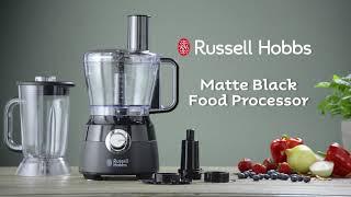 Russell Hobbs Desire Matte Black Food Processor [upl. by Umeh]