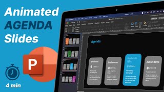 From Blah to BAM Create Animated Agenda Slides in 4 Minutes ⏰🔥 [upl. by Pisano759]