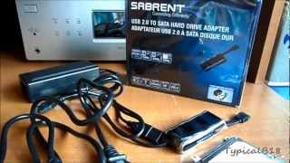 Old Hard Drive Transfer to New Laptop Sabrent USB 20 To SATA HDD Adapter [upl. by Lampert]