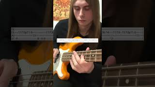 Tame Impala  The Less I Know The Better Bass Cover With Tabs [upl. by Yreva]