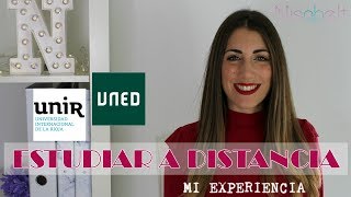 ESTUDIAR A DISTANCIA Mi experiencia en la UNED y UNIR  Nisabelt [upl. by Angela]