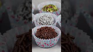 Brigadeiro Recipe  Brazilian Chocolate Truffles shorts [upl. by Aenneea]