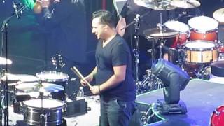 Marc Anthony Live HD on Drums with Jessie Caraballo 2017 Concert NYC Nassau Coliseum [upl. by Ahsoem]