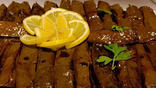 How to make Grape LeavesGarag Enab Arabic food [upl. by Deerdre]