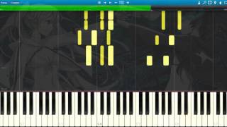 Kagamine Rin Meltdown Piano Synthesia Tutorial [upl. by Frame]