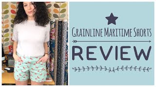 Grainline Studio Maritime Shorts Review [upl. by Cheslie]