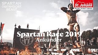 Spartan Race Oberndorf in Tirol 2019 • Ankünder • Kitzbüheler Alpen [upl. by Kaplan344]