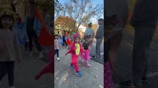 2yr old’s first Dragon Halloween school parade and trick or treating halloween 2024 shorts [upl. by Evania202]