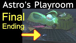 Astros Playroom Final Ending Robot TRex Stage and PS5 Console Artifact with Credits [upl. by Leahcam952]