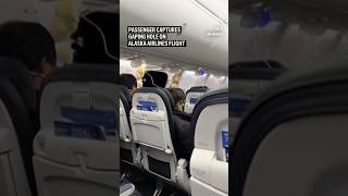 Passenger captures Alaska Airlines 1282 experiences emergency landing [upl. by Euginomod]