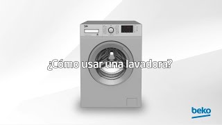 ¿Cómo usar una lavadora  by Beko [upl. by Terzas749]