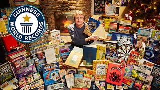 Largest Collection of Guinness World Records Annuals  Guinness World Records [upl. by Akiehs]