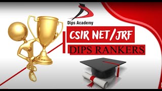 CSIR NETJRF Math TOP Rankers of DIPS Academy [upl. by Countess754]