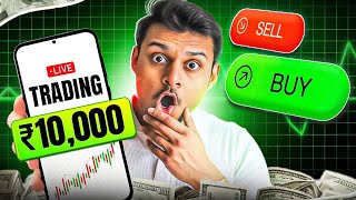 Live Market 10k Trading Psychology  How to Trade Equity in Small Account [upl. by Ahon]