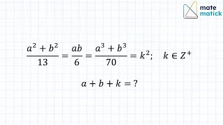 Can You Solve for a  b  k in This Equation Chain [upl. by Sivek]