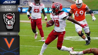 North Carolina State vs Virginia Condensed Game  2020 ACC Football [upl. by Wardle]