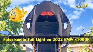 2022 BMW S1000R  RR  FuturisMoto Endurance Race Tail Light [upl. by Enilrek]