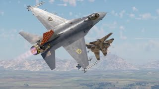 F14 Vs F16 not even close to fair fight [upl. by Elaen845]