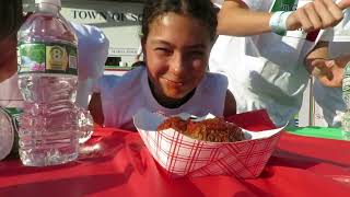 MVI 0866  San Gennaro Feast of the Hamptons Sun 091524 Video 5 by Ed  Meatball Eating Contest [upl. by Hillinck]