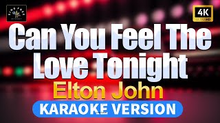 Can You Feel The Love Tonight  Elton John High Quality Karaoke with lyrics [upl. by Sharla]